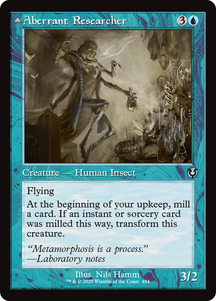 Aberrant Researcher // Perfected Form (Retro Frame) [Innistrad Remastered] | Devastation Store