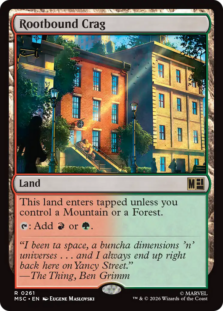 Rootbound Crag [Marvel Super Heroes Commander] | Devastation Store