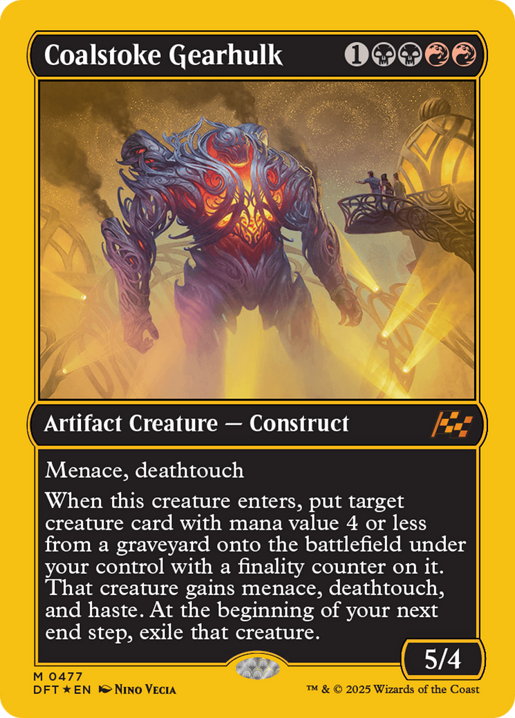 Coalstoke Gearhulk (First-Place Foil) [Aetherdrift] | Devastation Store