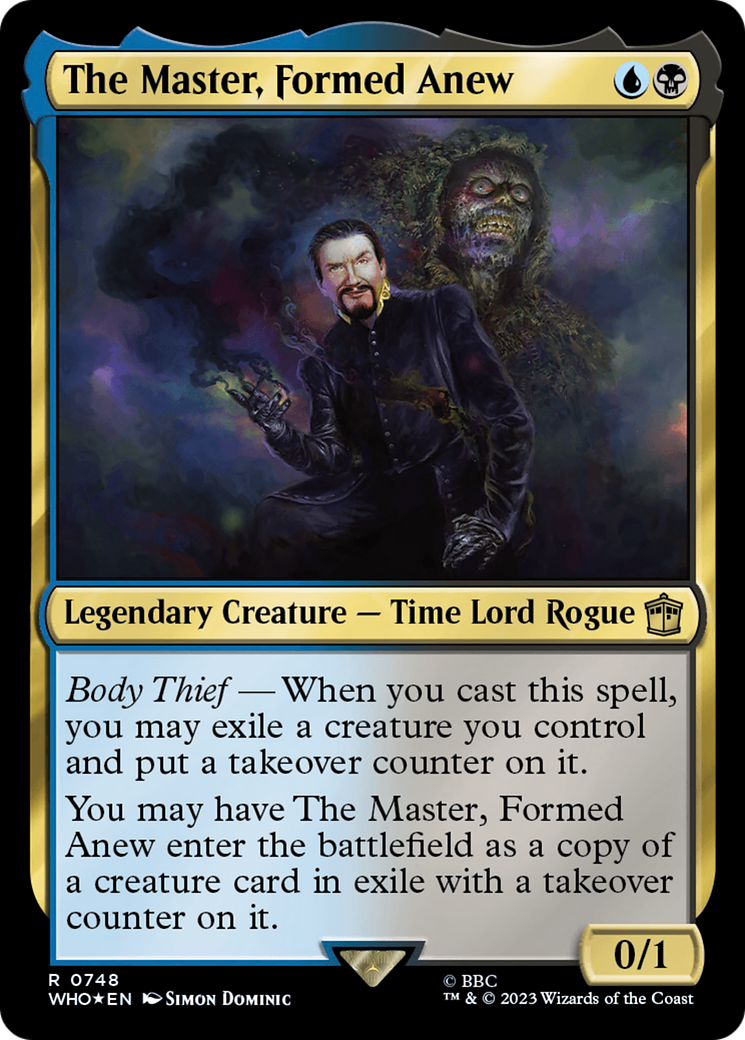 The Master, Formed Anew (Surge Foil) [Doctor Who] | Devastation Store