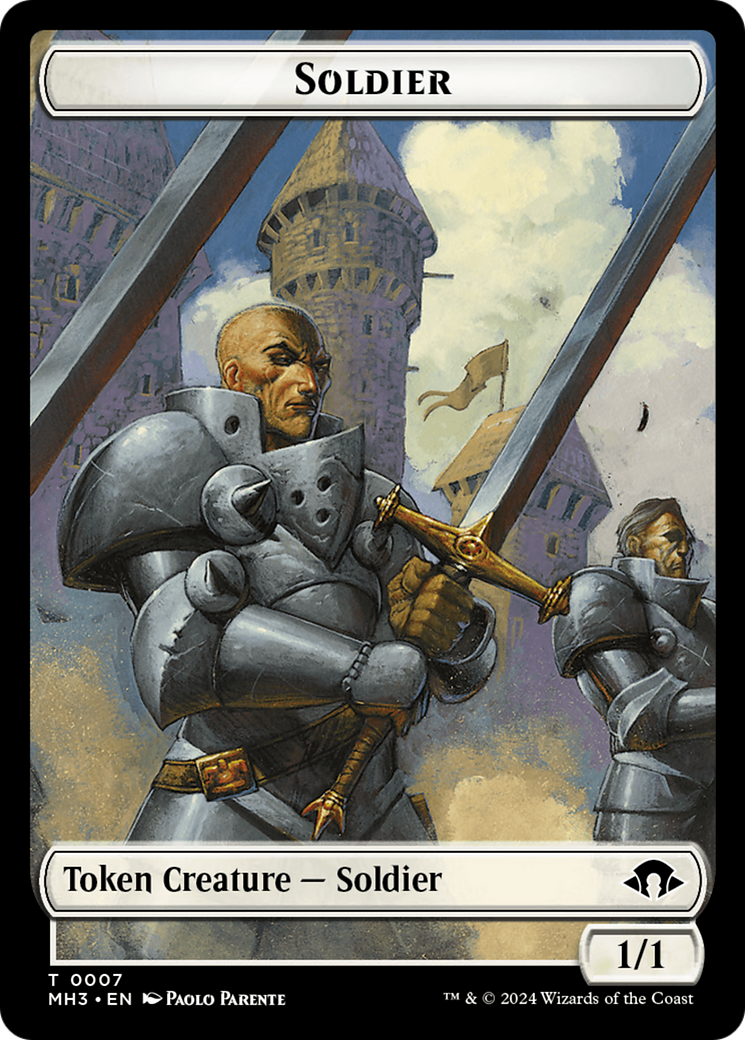 Phyrexian Germ // Soldier Double-Sided Token [Modern Horizons 3 Tokens] | Devastation Store