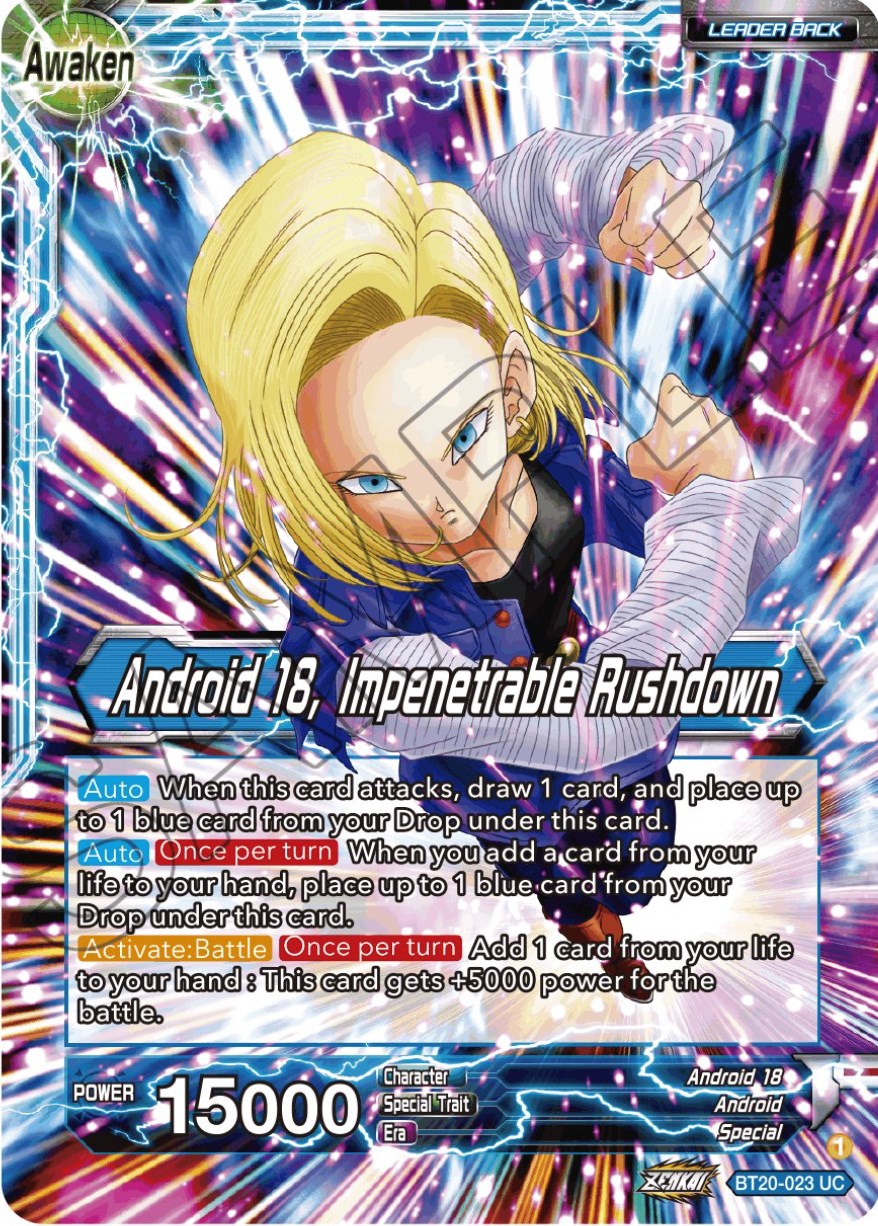 Android 18 // Android 18, Impenetrable Rushdown (BT20-023) [Power Absorbed] | Devastation Store