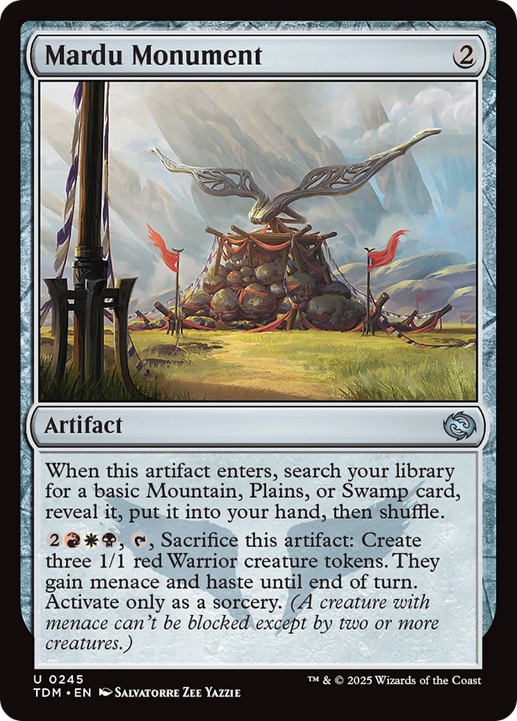Mardu Monument [Tarkir: Dragonstorm] | Devastation Store