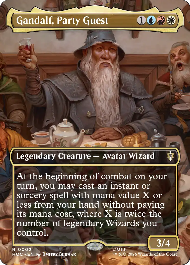 Gandalf, Party Guest (Borderless) [The Hobbit: Eternal-Legal] | Devastation Store