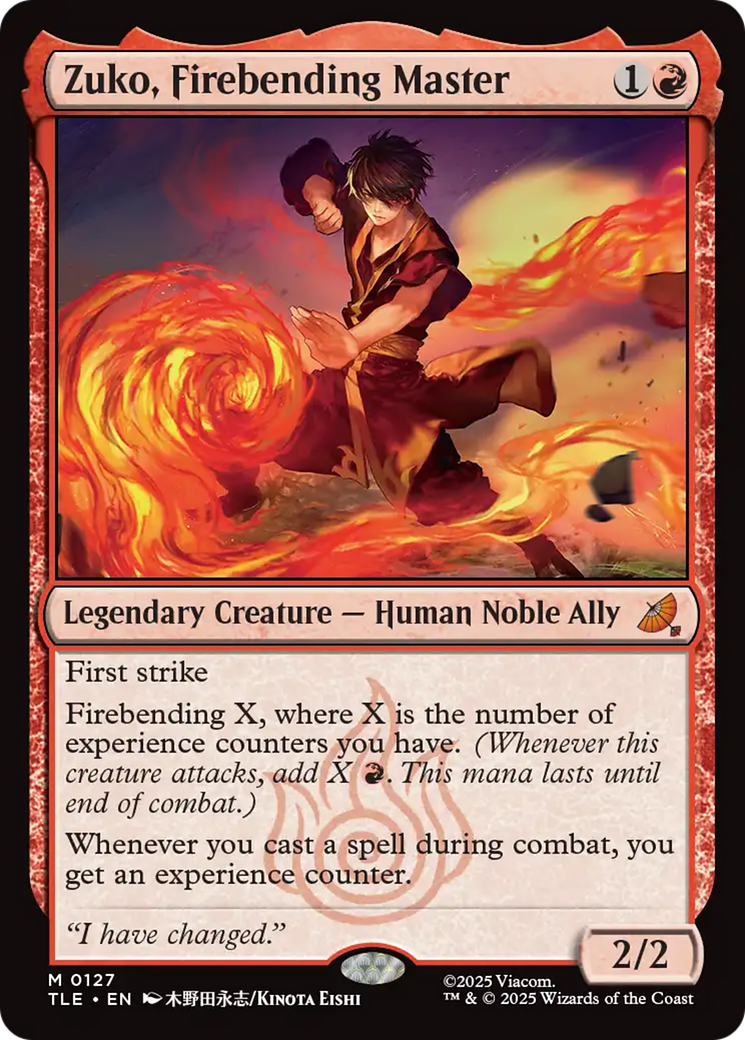Zuko, Firebending Master [Avatar: The Last Airbender: Eternal-Legal] | Devastation Store
