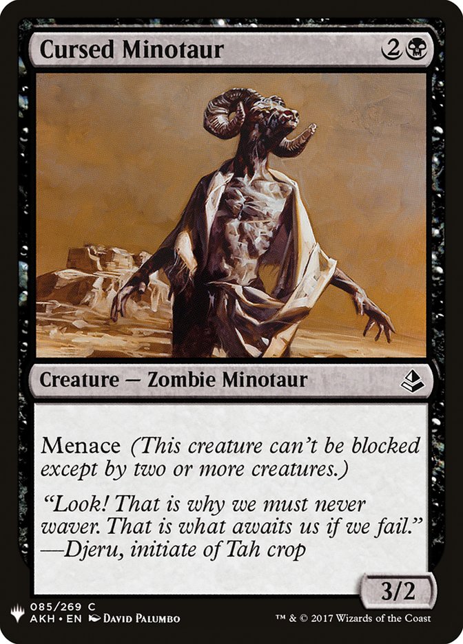 Cursed Minotaur [Mystery Booster] | Devastation Store