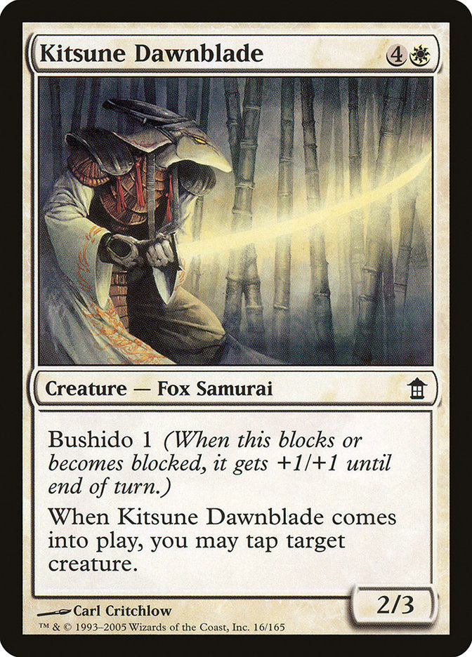 Kitsune Dawnblade [Saviors of Kamigawa] | Devastation Store