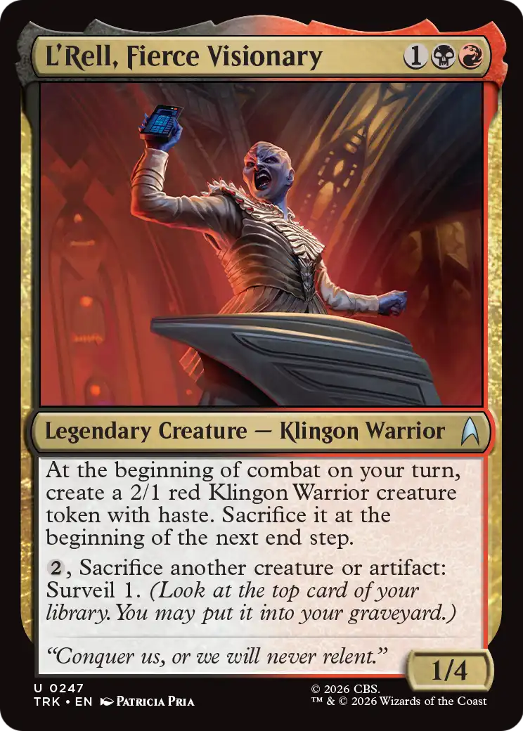 L'Rell, Fierce Visionary [Star Trek] | Devastation Store