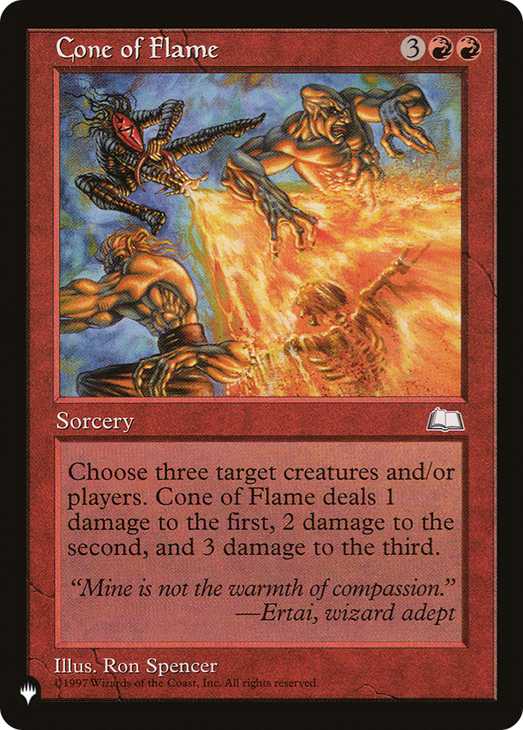 Cone of Flame [The List Reprints] | Devastation Store