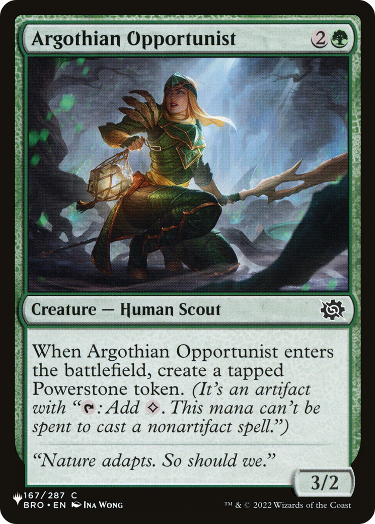 Argothian Opportunist [The List Reprints] | Devastation Store