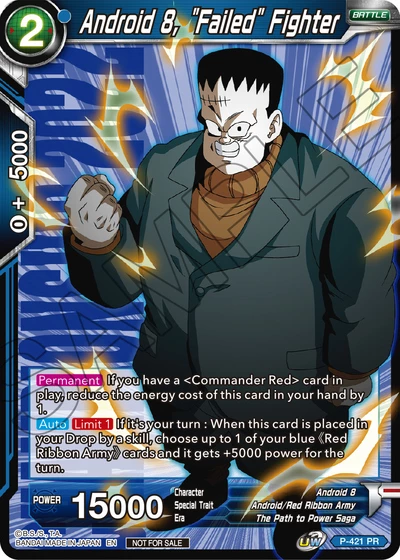 Android 8, "Failed" Fighter (Championship Pack 2022 Vol.2) (P-421) [Promotion Cards] | Devastation Store