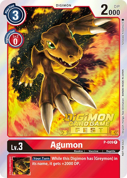 Agumon [P-009] (Digimon Card Game Fest 2022) [Promotional Cards] | Devastation Store