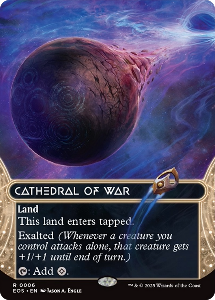 Cathedral of War (0006) (Borderless) [Edge of Eternities: Stellar Sights] | Devastation Store