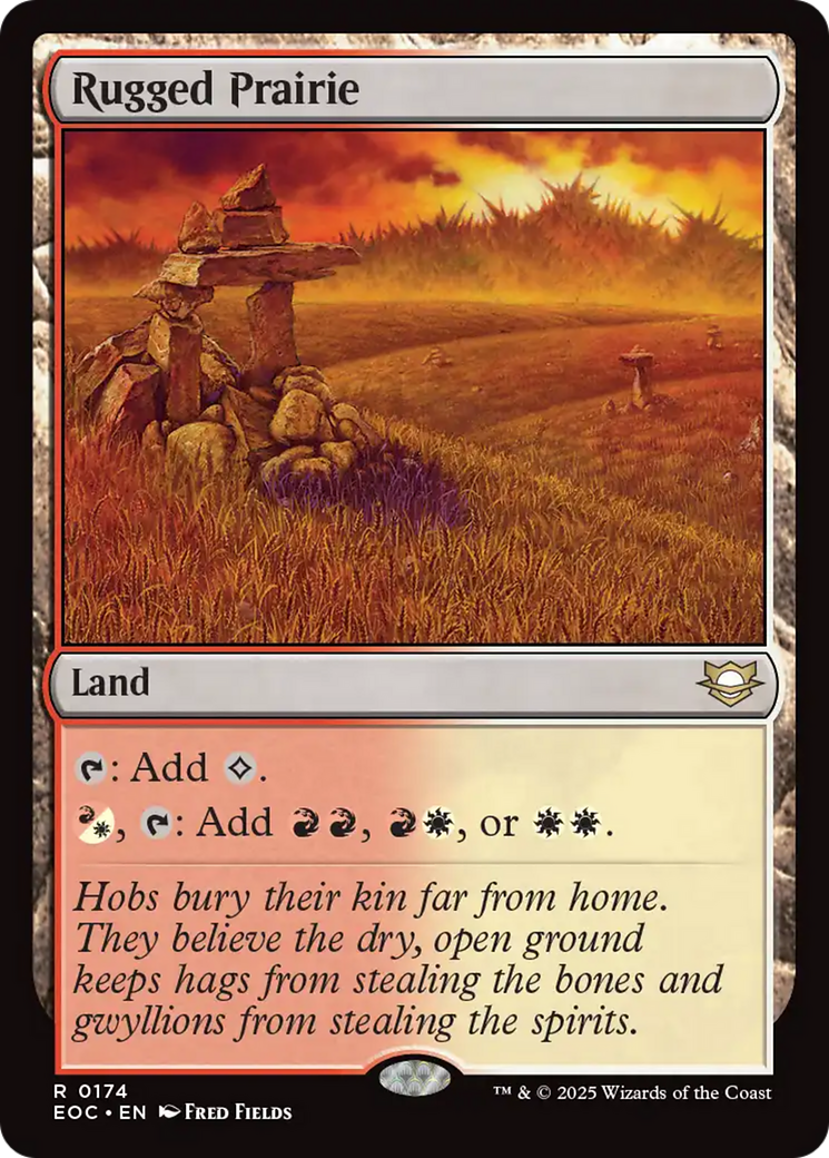 Rugged Prairie [Edge of Eternities Commander] | Devastation Store