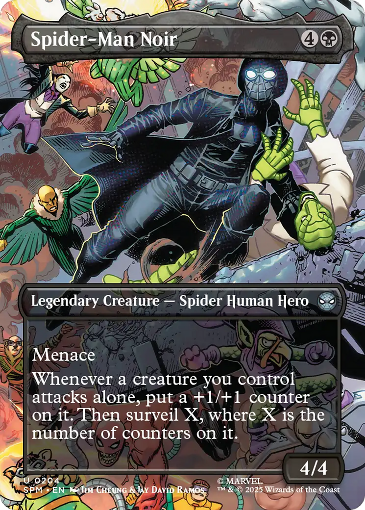 Spider-Man Noir (Borderless) [Marvel's Spider-Man] | Devastation Store