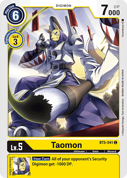 Taomon [BT5-041] [Battle of Omni] | Devastation Store