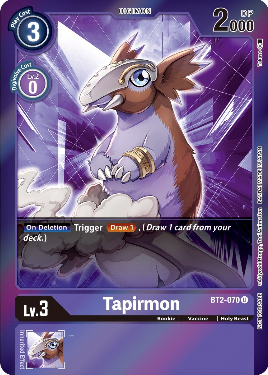 Tapirmon [BT2-070] (Event Pack 4) [Release Special Booster Promos] | Devastation Store