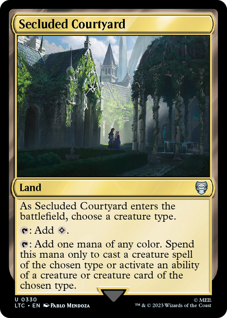 Secluded Courtyard [The Lord of the Rings: Tales of Middle-Earth Commander] | Devastation Store