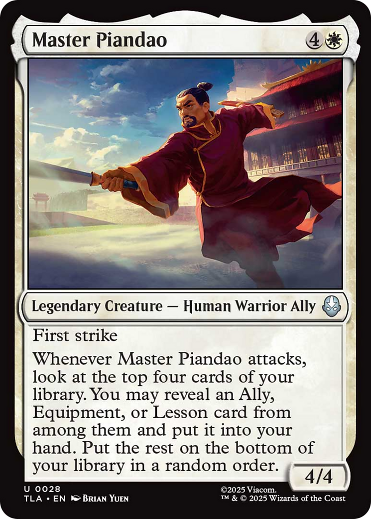Master Piandao [Avatar: The Last Airbender] | Devastation Store