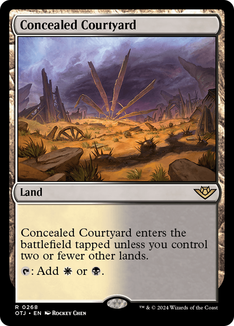 Concealed Courtyard [Outlaws of Thunder Junction] | Devastation Store