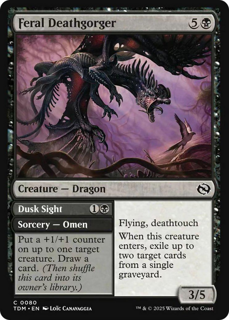 Feral Deathgorger [Tarkir: Dragonstorm] | Devastation Store