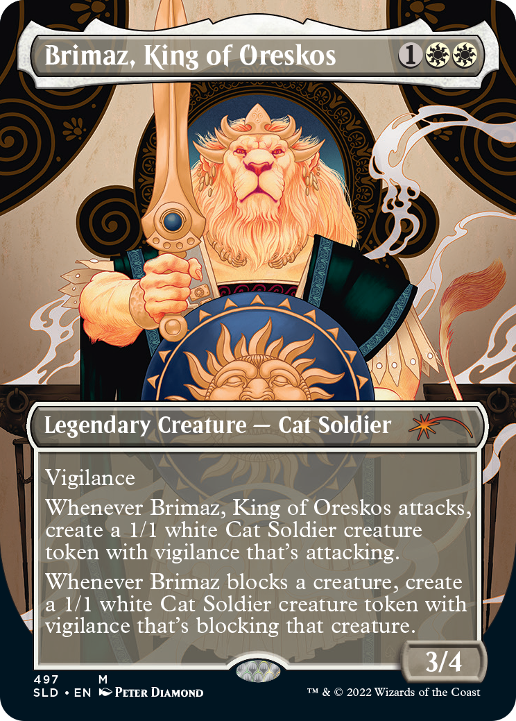 Brimaz, King of Oreskos (Borderless) [Secret Lair Drop Series] | Devastation Store