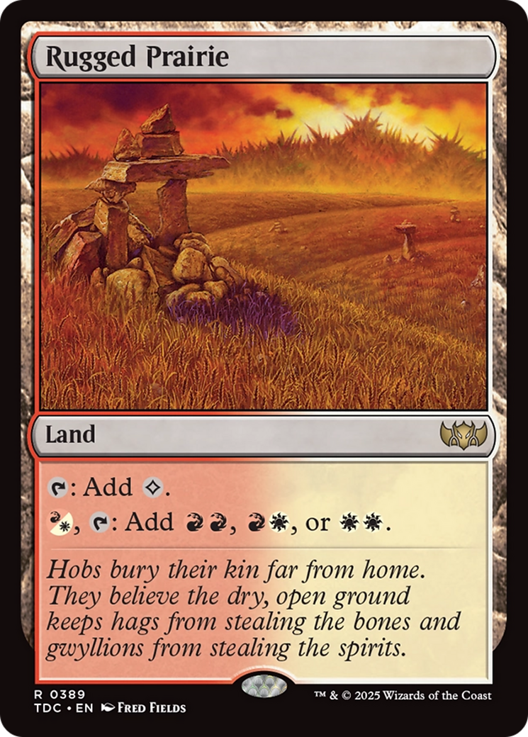 Rugged Prairie [Tarkir: Dragonstorm Commander] | Devastation Store