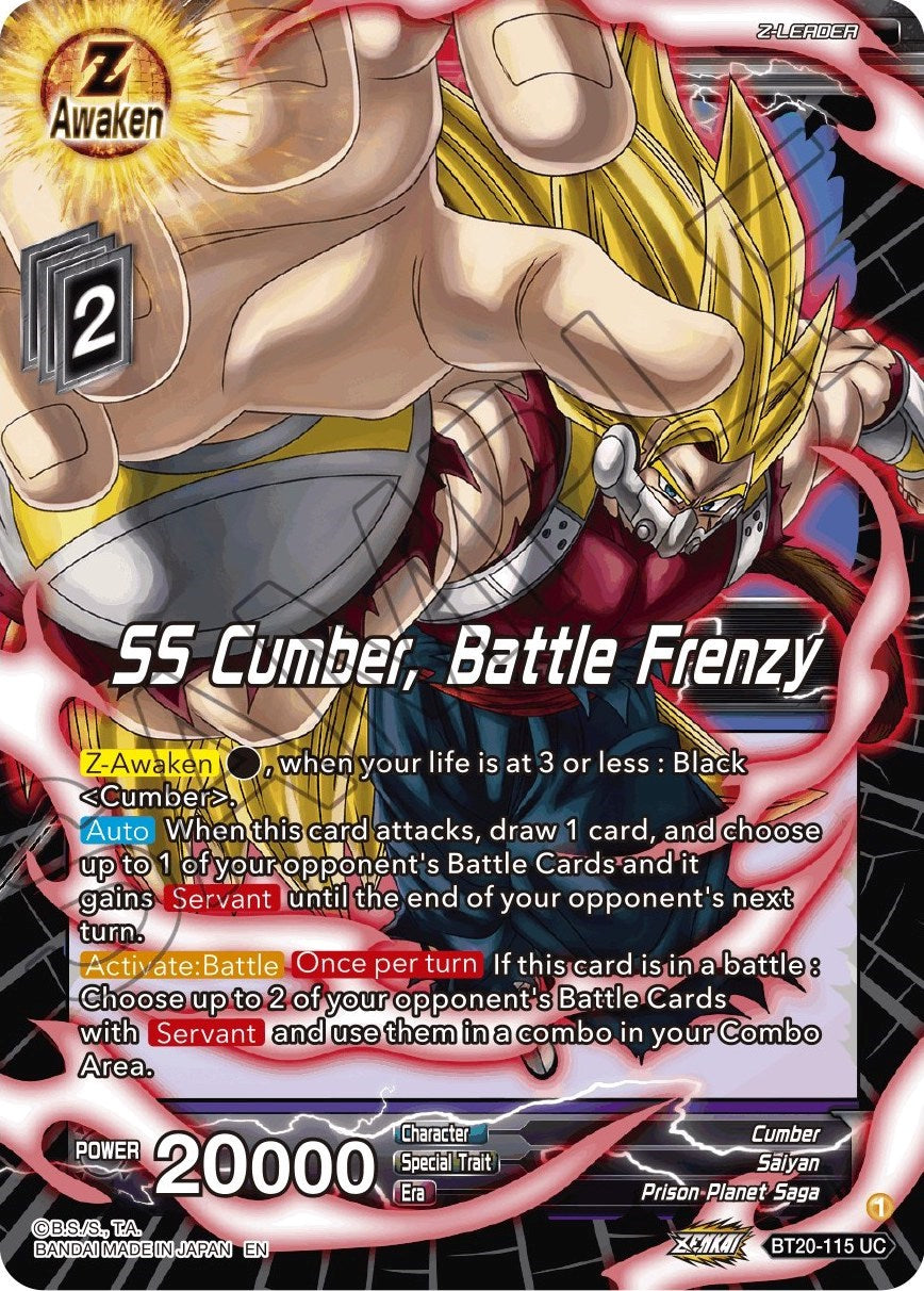 SS Cumber, Battle Frenzy (BT20-115) [Power Absorbed] | Devastation Store