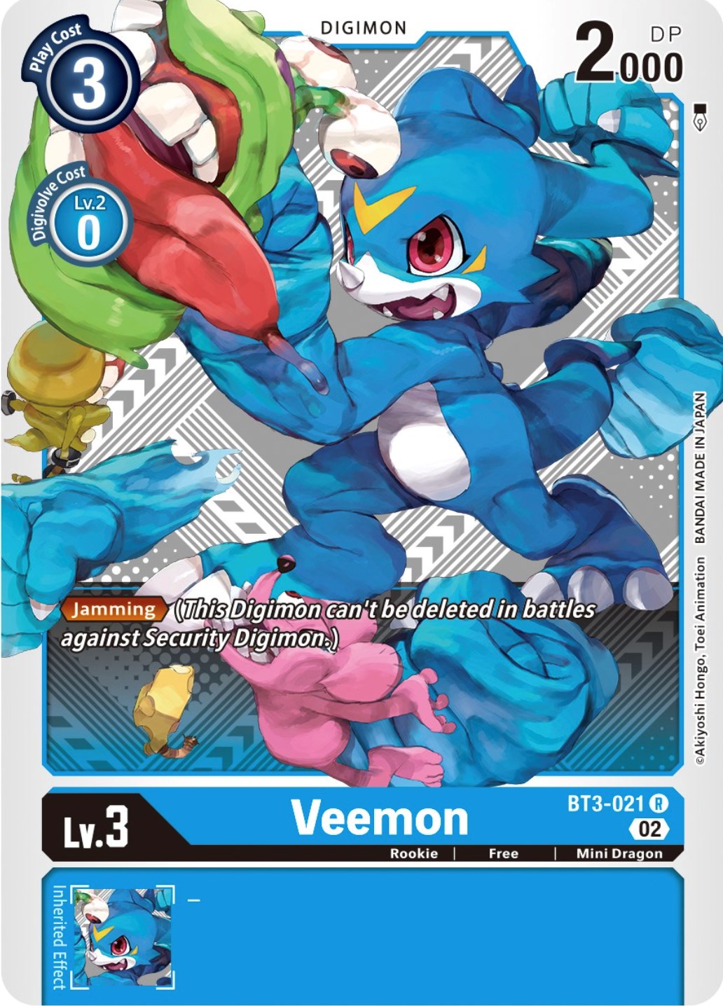 Veemon [BT3-021] (Winner Pack Dimensional Phase) [Release Special Booster Promos] | Devastation Store