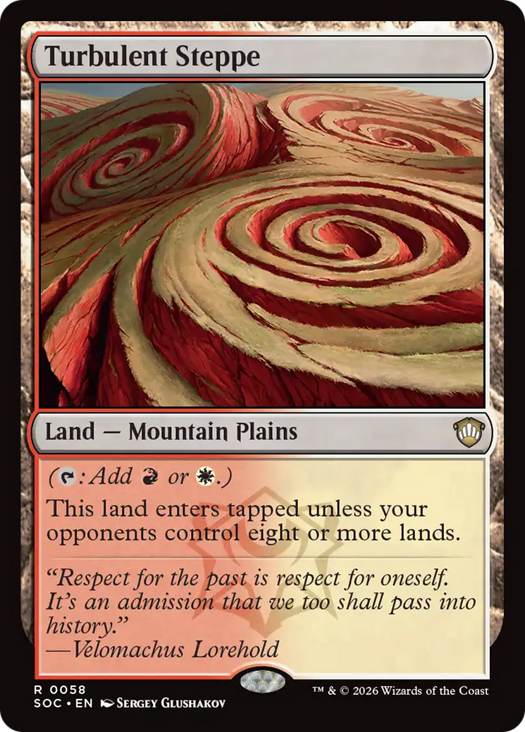 Turbulent Steppe [Secrets of Strixhaven Commander] | Devastation Store