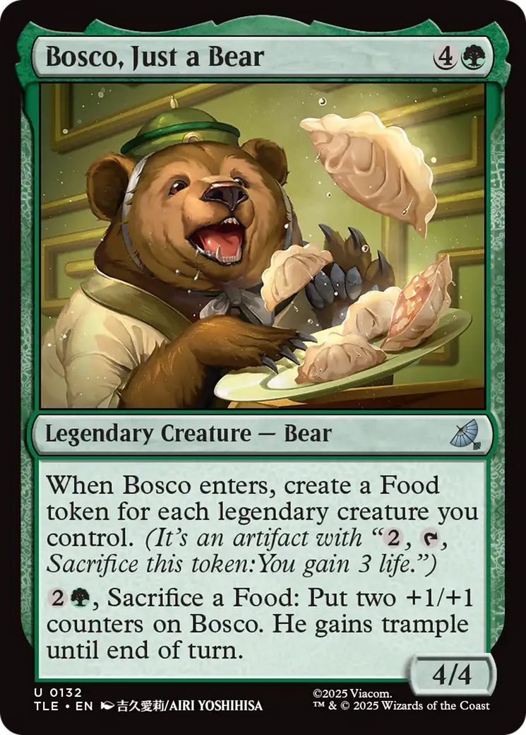 Bosco, Just a Bear [Avatar: The Last Airbender: Eternal-Legal] | Devastation Store