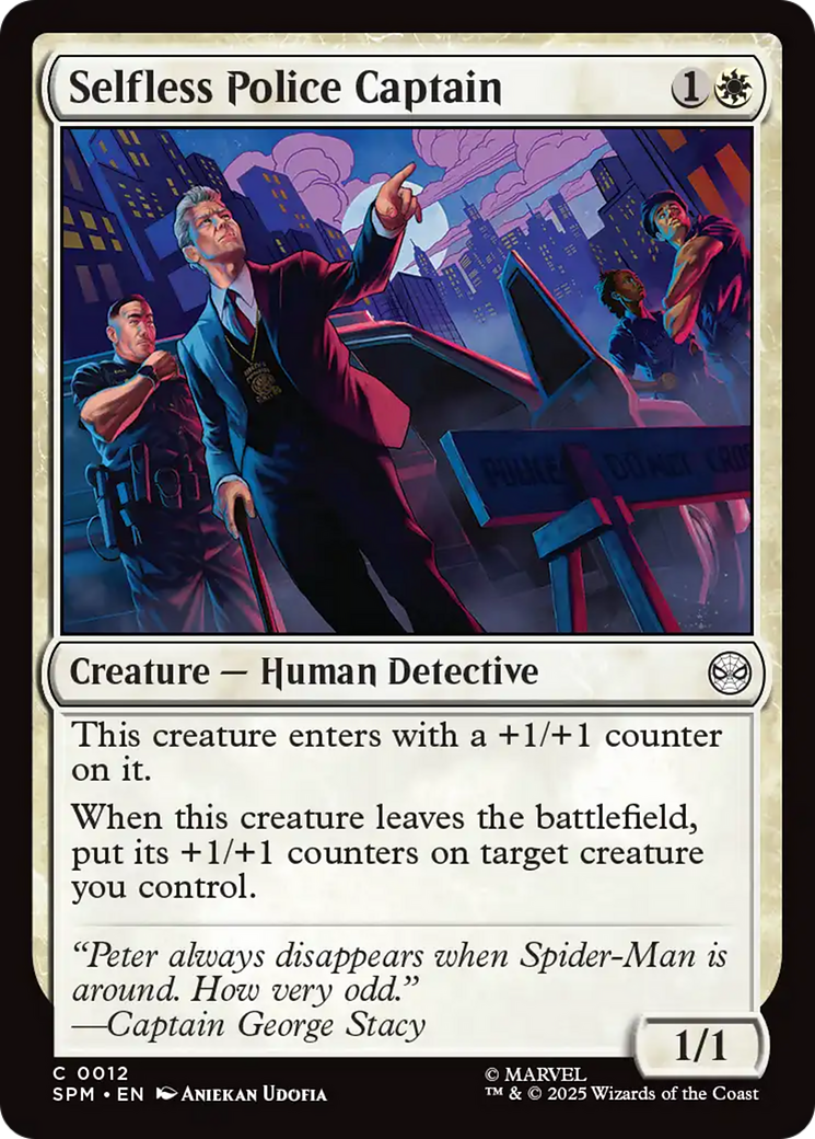 Selfless Police Captain [Marvel's Spider-Man] | Devastation Store