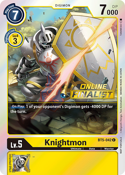 Knightmon [BT5-042] (Online Finalist) [Battle of Omni Promos] | Devastation Store