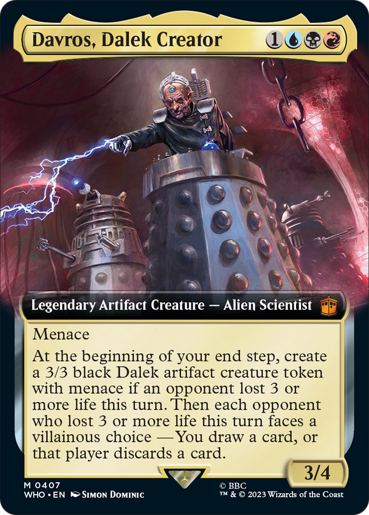 Davros, Dalek Creator (Extended Art) [Doctor Who] | Devastation Store