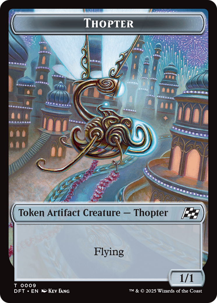 Servo // Thopter (0009) Double-Sided Token [Aetherdrift Tokens] | Devastation Store
