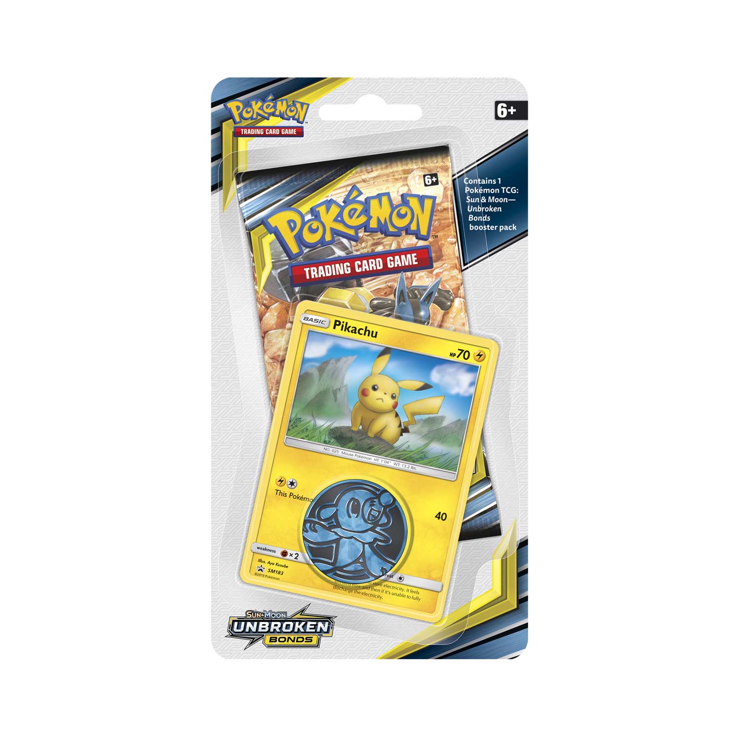 Sun & Moon: Unbroken Bonds - Single Pack Blister (Pikachu) | Devastation Store
