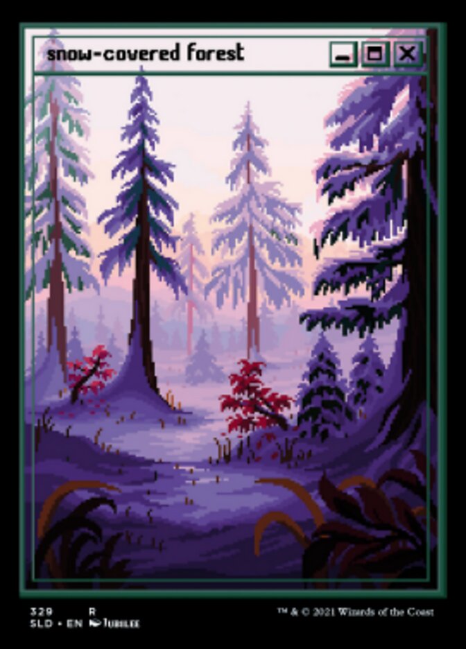 Snow-Covered Forest (329) [Secret Lair Drop Series] | Devastation Store