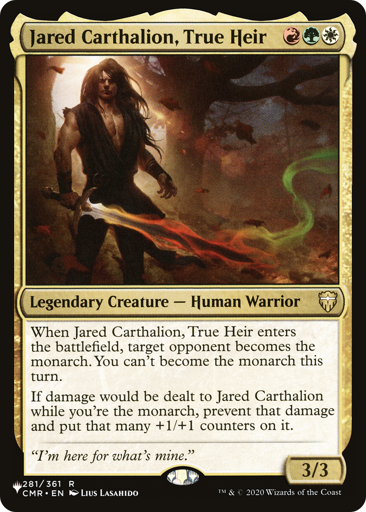 Jared Carthalion, True Heir [The List] | Devastation Store