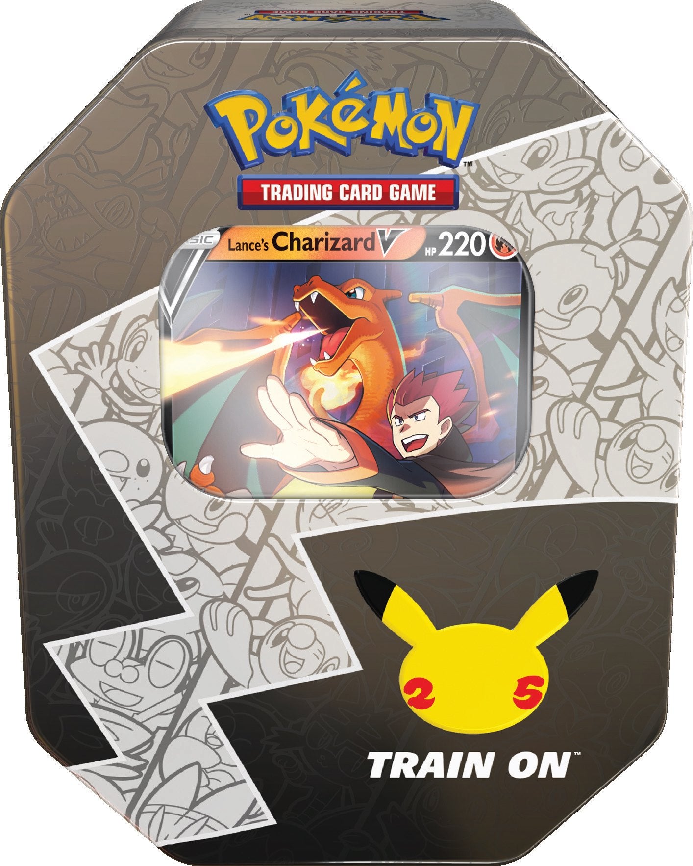 Celebrations: 25th Anniversary - International Tin (Lance's Charizard V) | Devastation Store