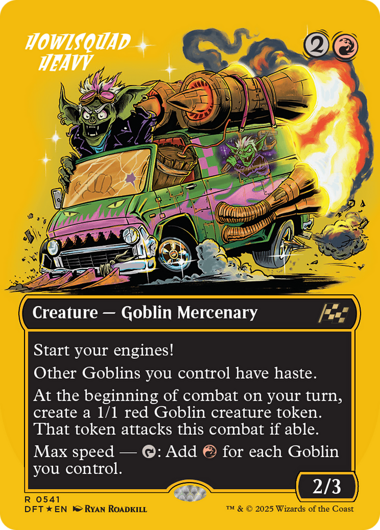 Howlsquad Heavy (Borderless) (First-Place Foil) [Aetherdrift] | Devastation Store