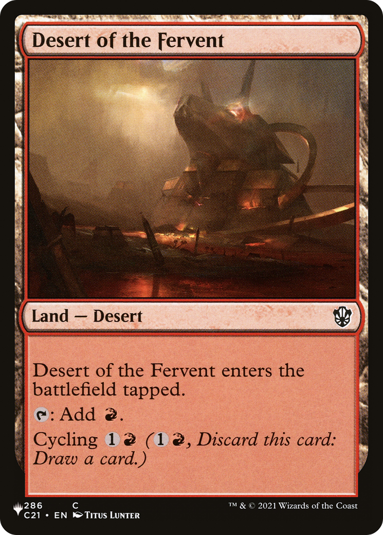 Desert of the Fervent [The List Reprints] | Devastation Store