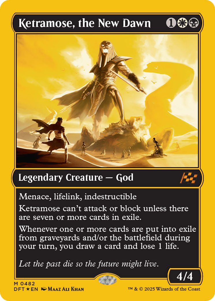 Ketramose, the New Dawn (First-Place Foil) [Aetherdrift] | Devastation Store