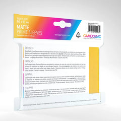 PROTECTOR MATTE PRIME SLEEVES - AMARRILLO | Devastation Store