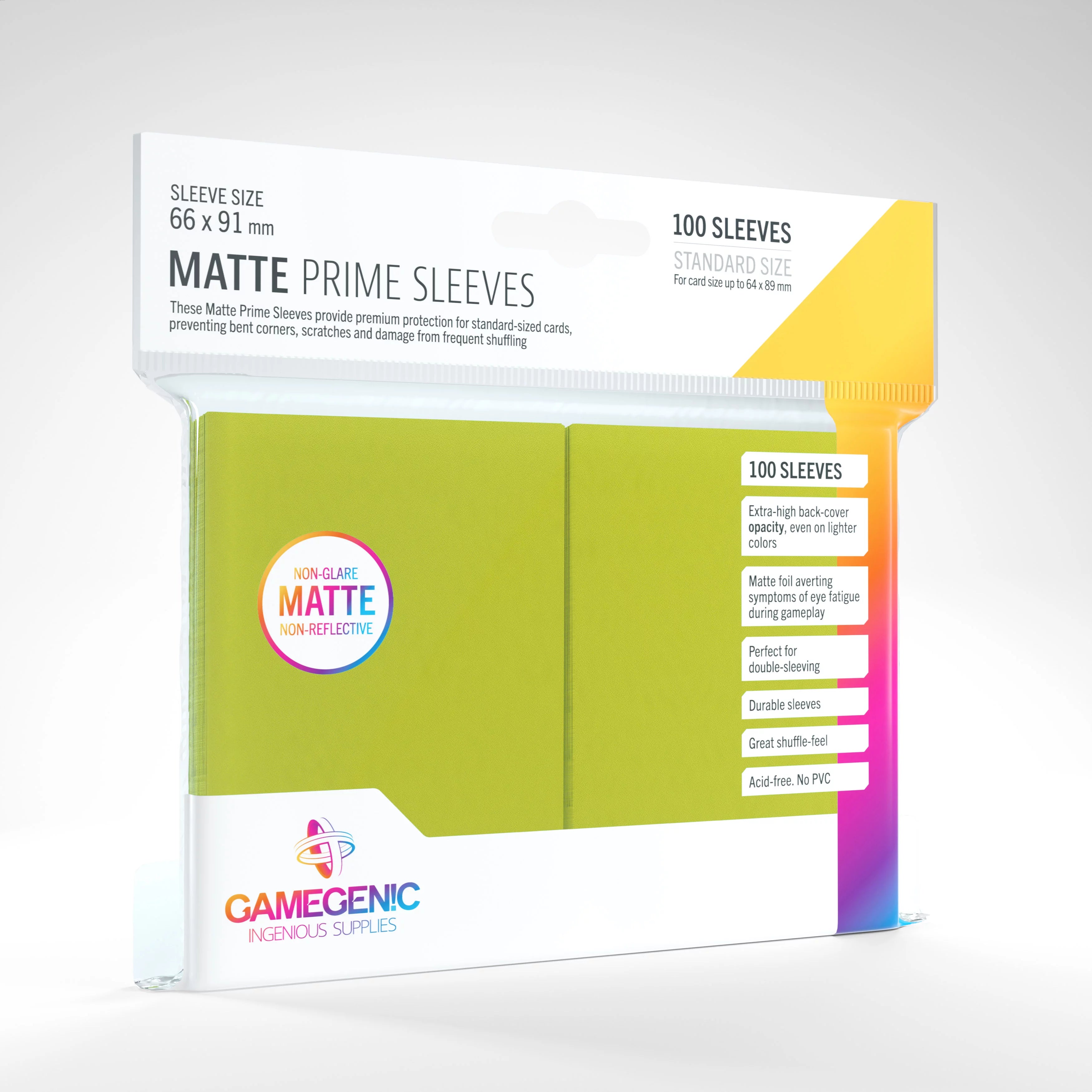 PROTECTOR MATTE PRIME SLEEVES - VERDE CLARO | Devastation Store