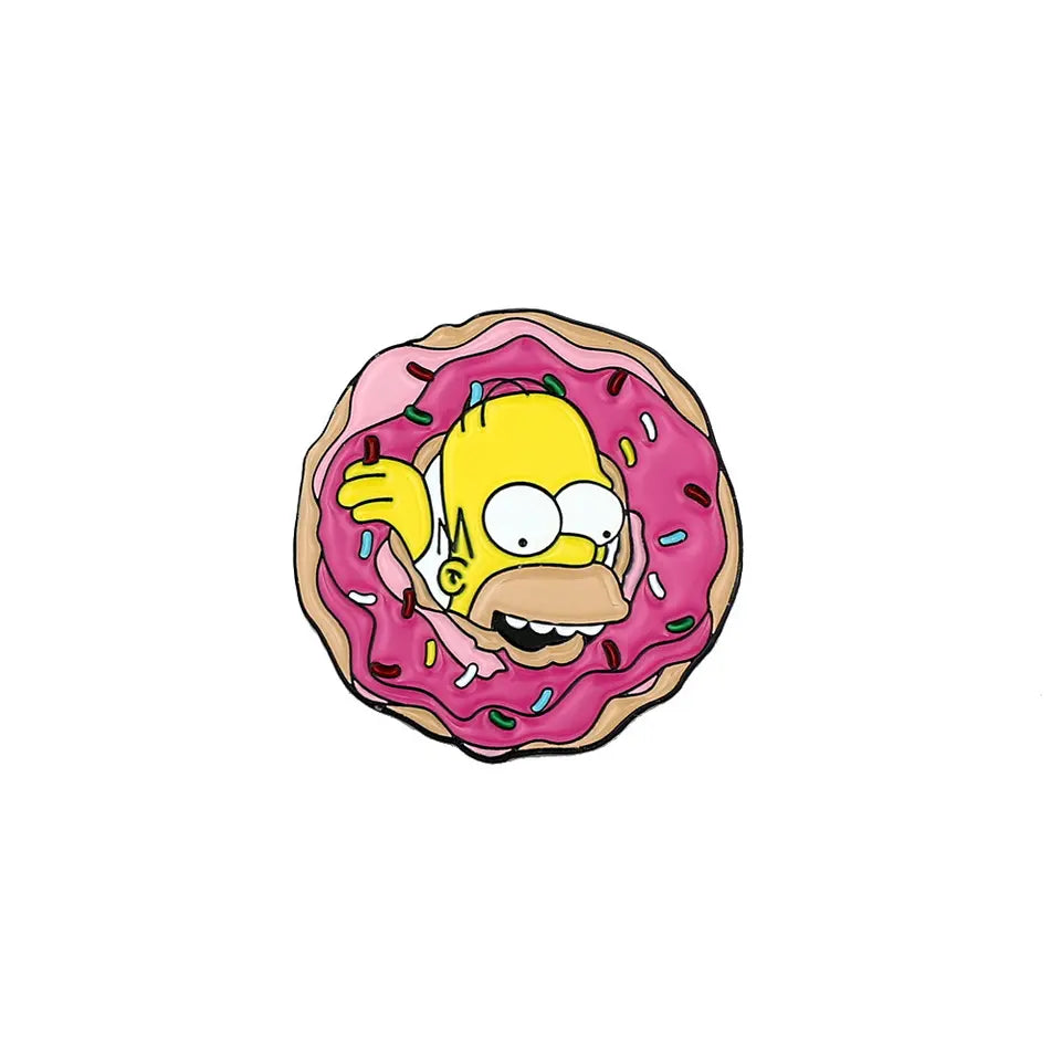 Pin Homero Simpson Donut | Devastation Store