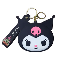 Monedero Con Llavero Kuromi Hello Kitty My Melody Sanrio | Devastation Store