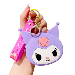 Monedero Con Llavero Kuromi Hello Kitty My Melody Sanrio | Devastation Store
