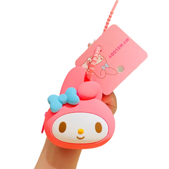 Monedero Con Llavero Kuromi Hello Kitty My Melody Sanrio | Devastation Store