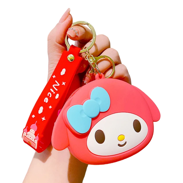 Monedero Con Llavero Kuromi Hello Kitty My Melody Sanrio | Devastation Store