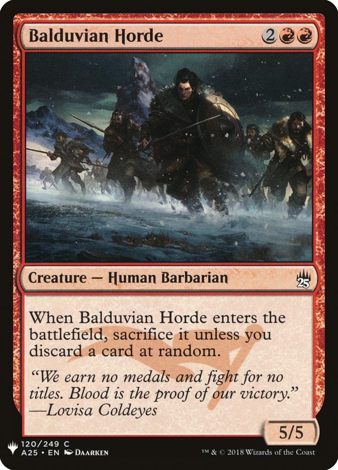 Balduvian Horde [Mystery Booster] | Devastation Store
